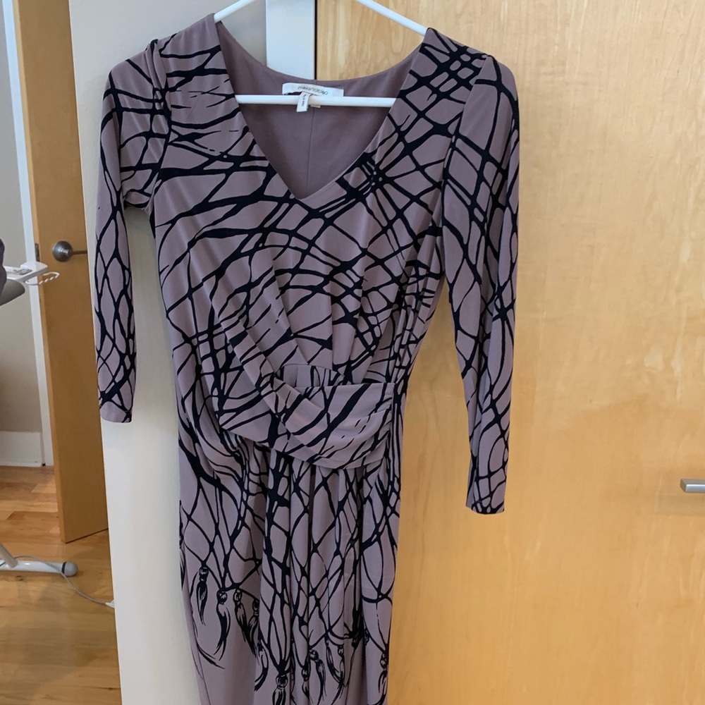 Max and Cleo printed midi
